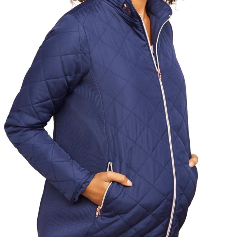 COPY - Motherhood Maternity Quilted Puffer Coat *…